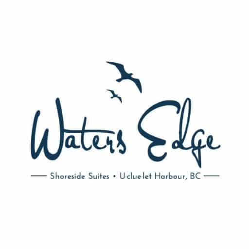The Logo of Water's Edge Shoreside Suites